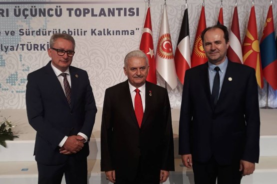 Speakers of the House of Peoples Safet Softić and the House of Representatives Mladen Bosić participate in the 3rd Meeting of Speakers of Eurasian Countries’ Parliaments in Antalya